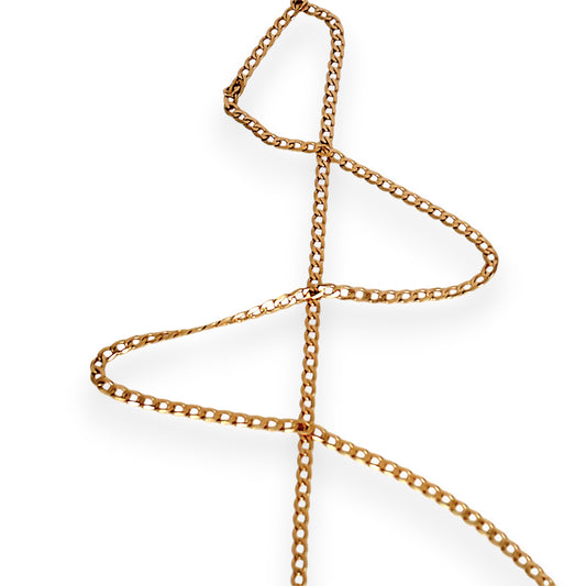 GOLD DEAL | 9ct (9K) Gold Outstanding Oval Curb Link Chain 56cm