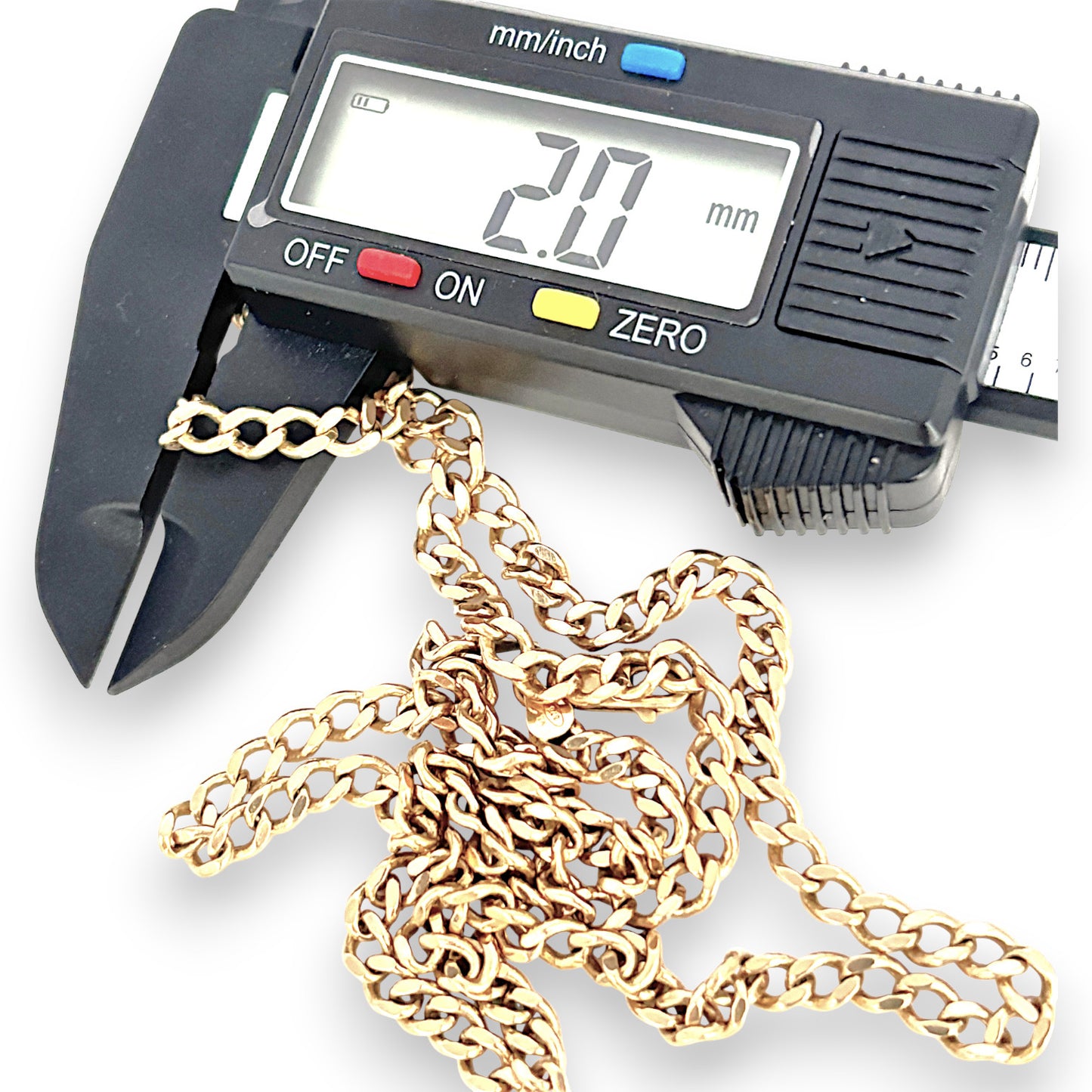 GOLD DEAL | 9ct (9K) Gold NZ, Traditional Style Confident Curb Link Chain 64cm