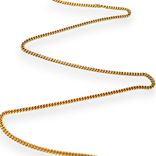 GOLD DEAL | 9ct (9K) Gold Soft Edge Timeless Elegance Curb Chain 45cm