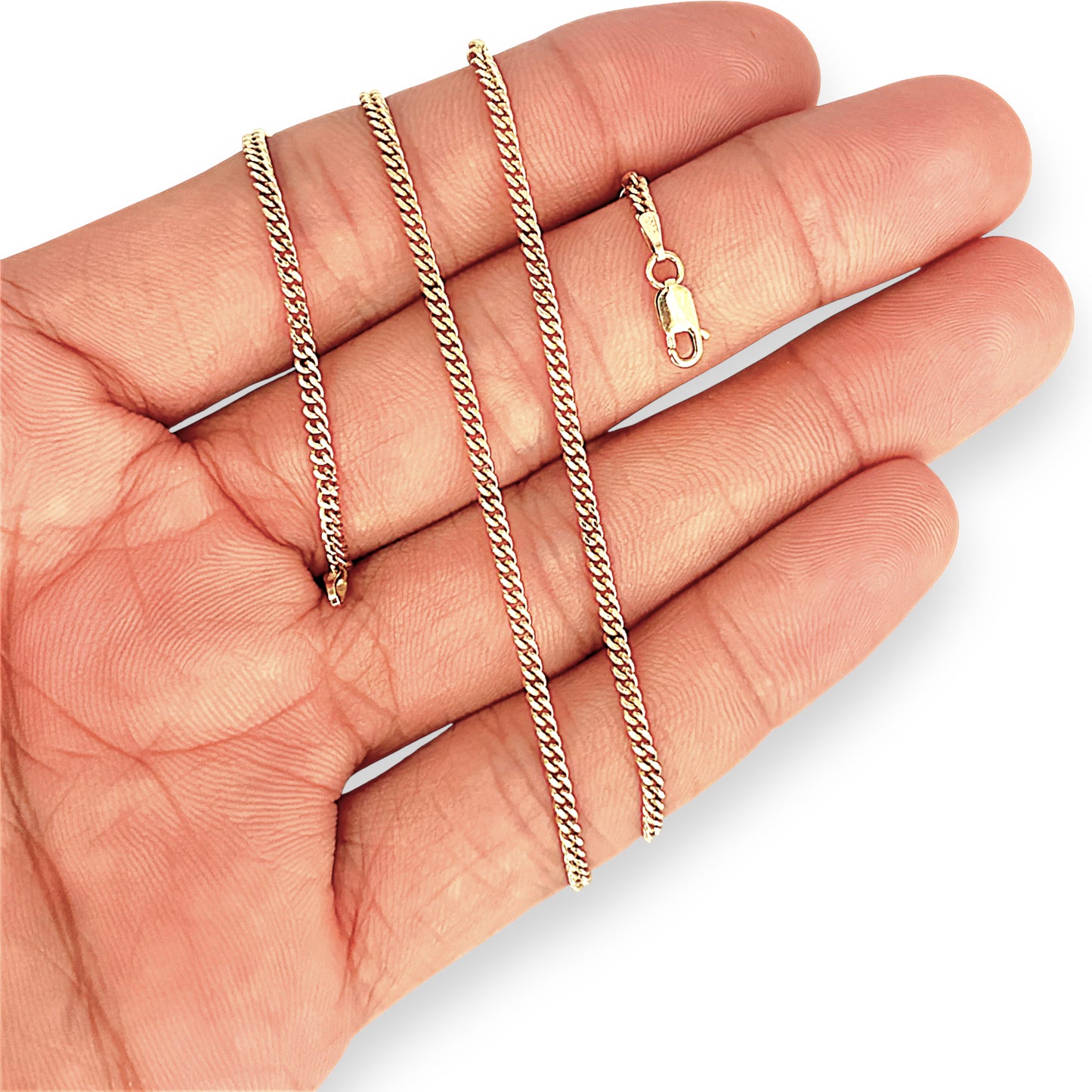 GOLD DEAL | 9ct (9K) Gold Soft Edge Timeless Elegance Curb Chain 45cm