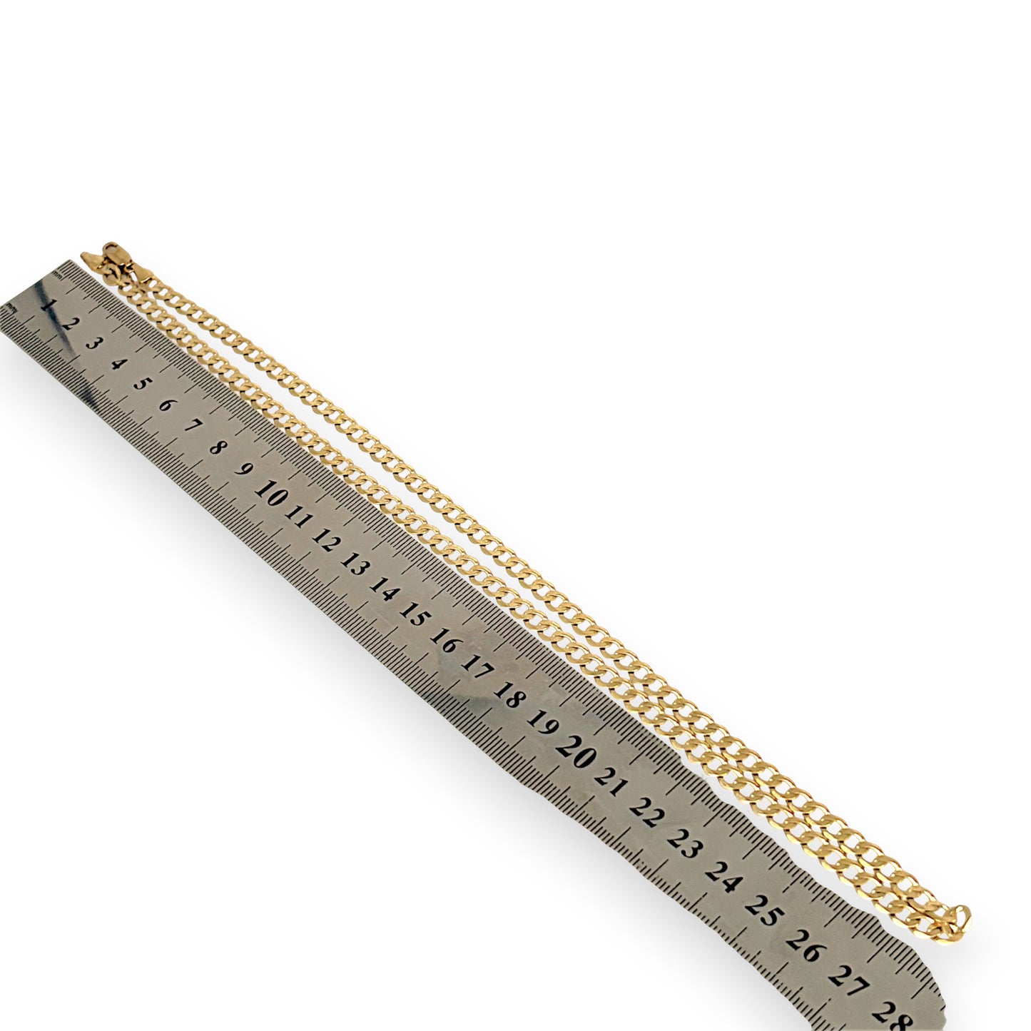 GOLD DEAL | 9ct (9K) Gold Elegant Flow Curb Chain 55cm