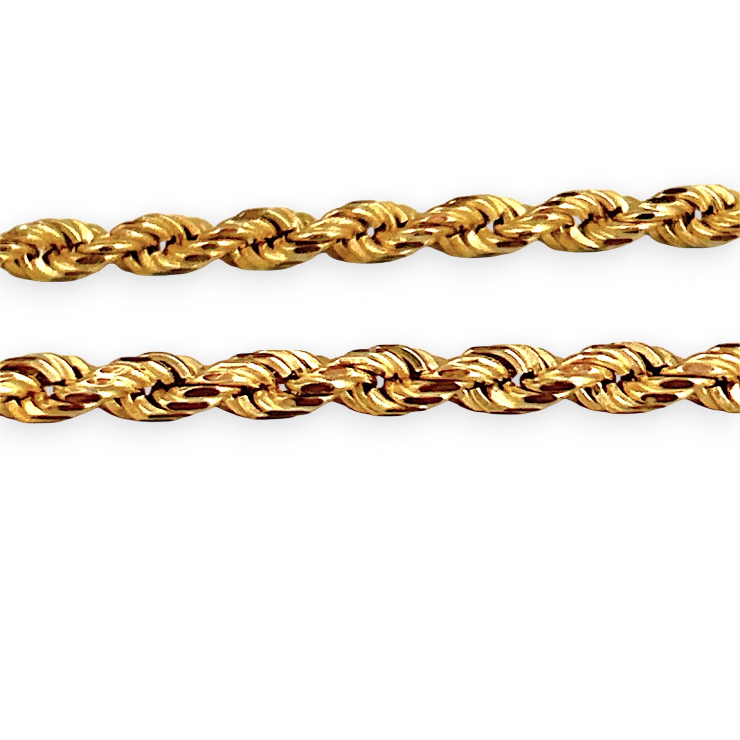 GOLD DEAL | 9ct (9K) Gold Prince of Wales Rope Chain 45cm Valuation $4,600