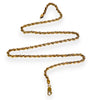 GOLD DEAL | 9ct (9K) Gold Prince of Wales Rope Chain 45cm Valuation $4,600
