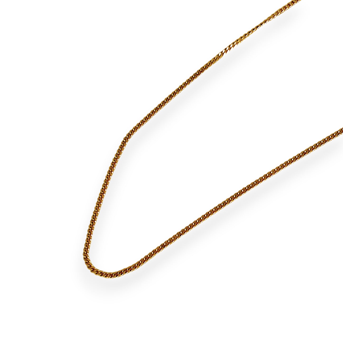 GOLD DEAL | 9ct (9K) Gold Sleek Lightweight, Polished Elegance Curb Link Chain 45cm