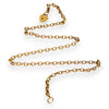 GOLD DEAL | 9ct (9K) Gold Heart Padlock Necklace 52cm Valuation $2,890