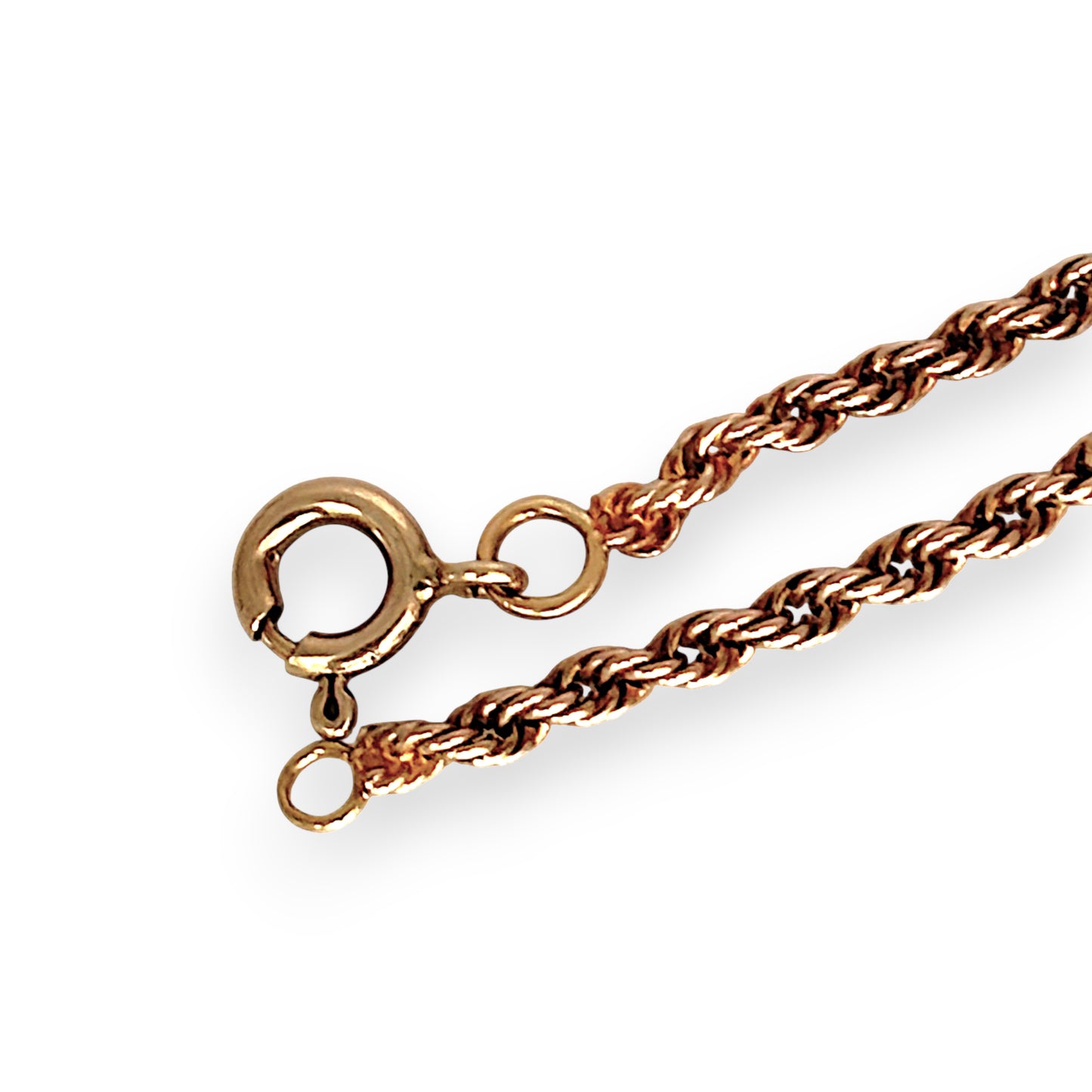 GOLD DEAL | 9ct (9K) Gold Medium Weight Twisted Rope Chain 50cm