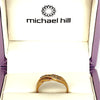GOLD DEAL | 9ct (9K) Gold MICHAEL HILL Diamond Wave Ring Size P