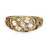 NZGD | 9ct Gold Refurbished Vintage Lattice Ring Size L