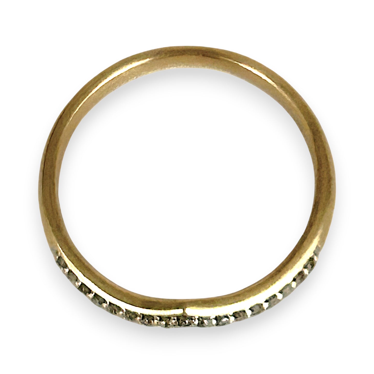 GOLD DEAL | 9ct (9K) Gold PROUNDS Celeste V Diamond Band Size O1/2