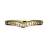 GOLD DEAL | 9ct (9K) Gold PROUNDS Celeste V Diamond Band Size O1/2