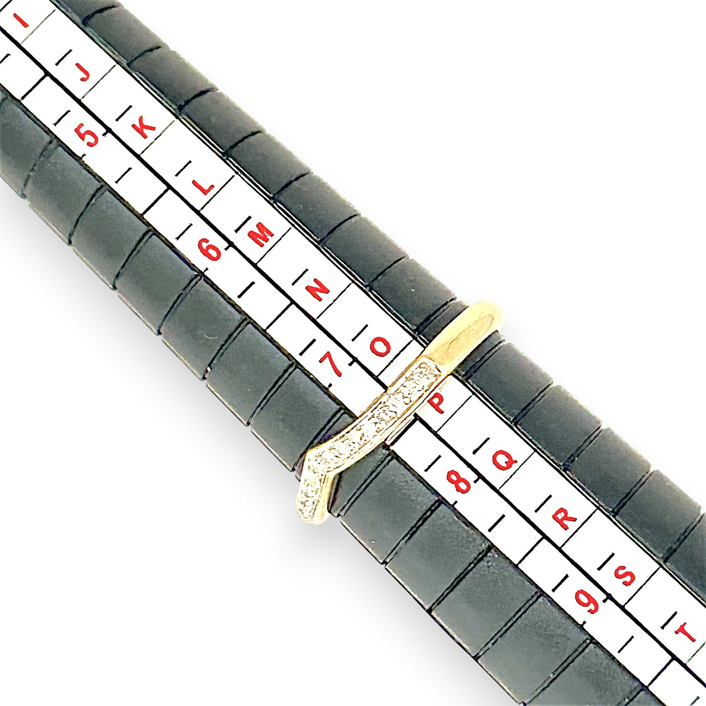 GOLD DEAL | 9ct (9K) Gold PROUNDS Celeste V Diamond Band Size O1/2