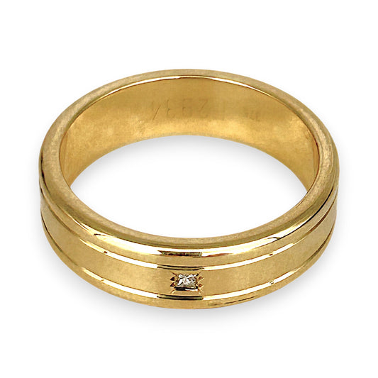GOLD DEAL | 9ct (9K) Gold Refurbished Solstice Diamond Ring Size S