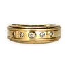 GOLD DEAL | 9ct (9K) Gold Diamond Eternity Band Size O 1/2