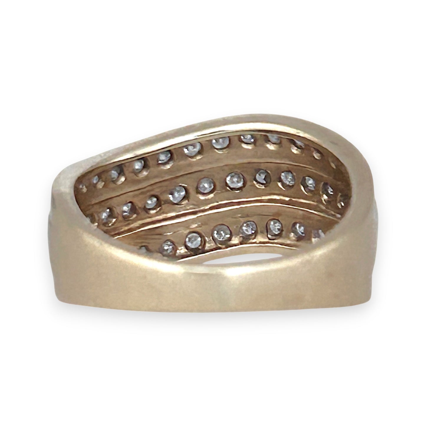 GOLD DEAL | FLASH SALE 9ct (9K) Gold Mesmerizing Diamond 0.75ct Dress Ring Valuation $2,450