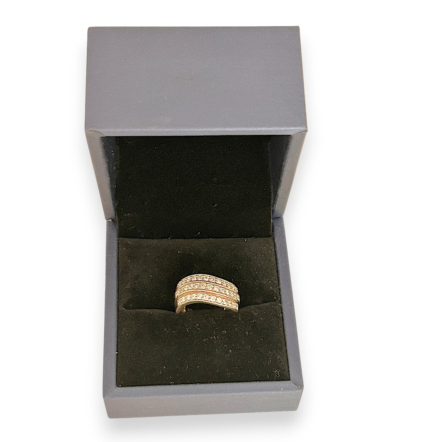 GOLD DEAL | FLASH SALE 9ct (9K) Gold Mesmerizing Diamond 0.75ct Dress Ring Valuation $2,450