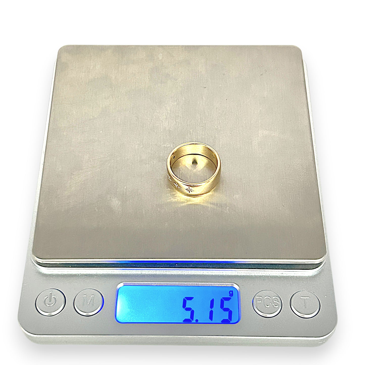 GOLD DEAL | 9ct (9K) Gold Diamond and Five Star Band Refurbished
