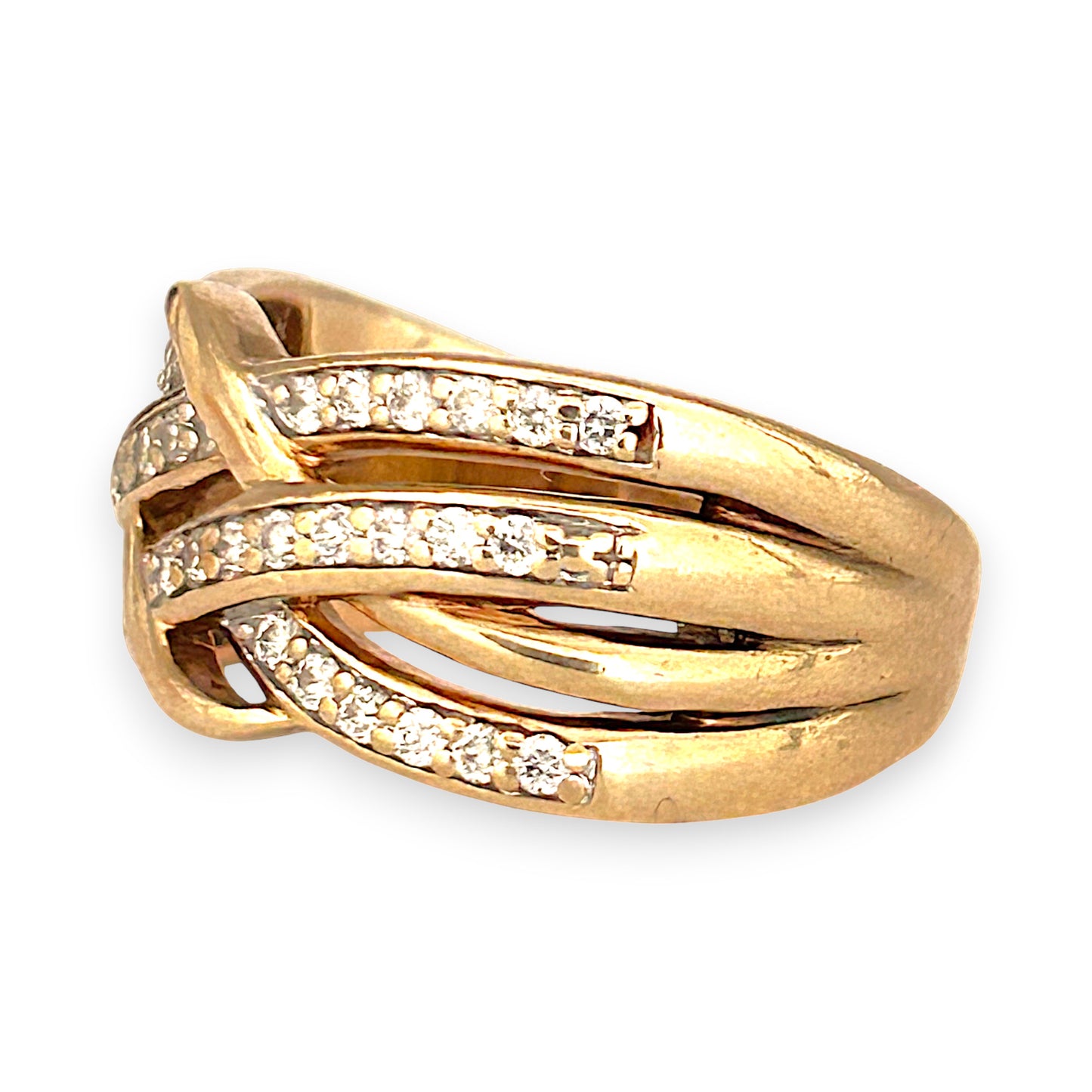 GOLD DEAL | FLASH SALE 9ct (9K) Gold Enchanting Diamond 0.50ct Ring Valuation $2,800