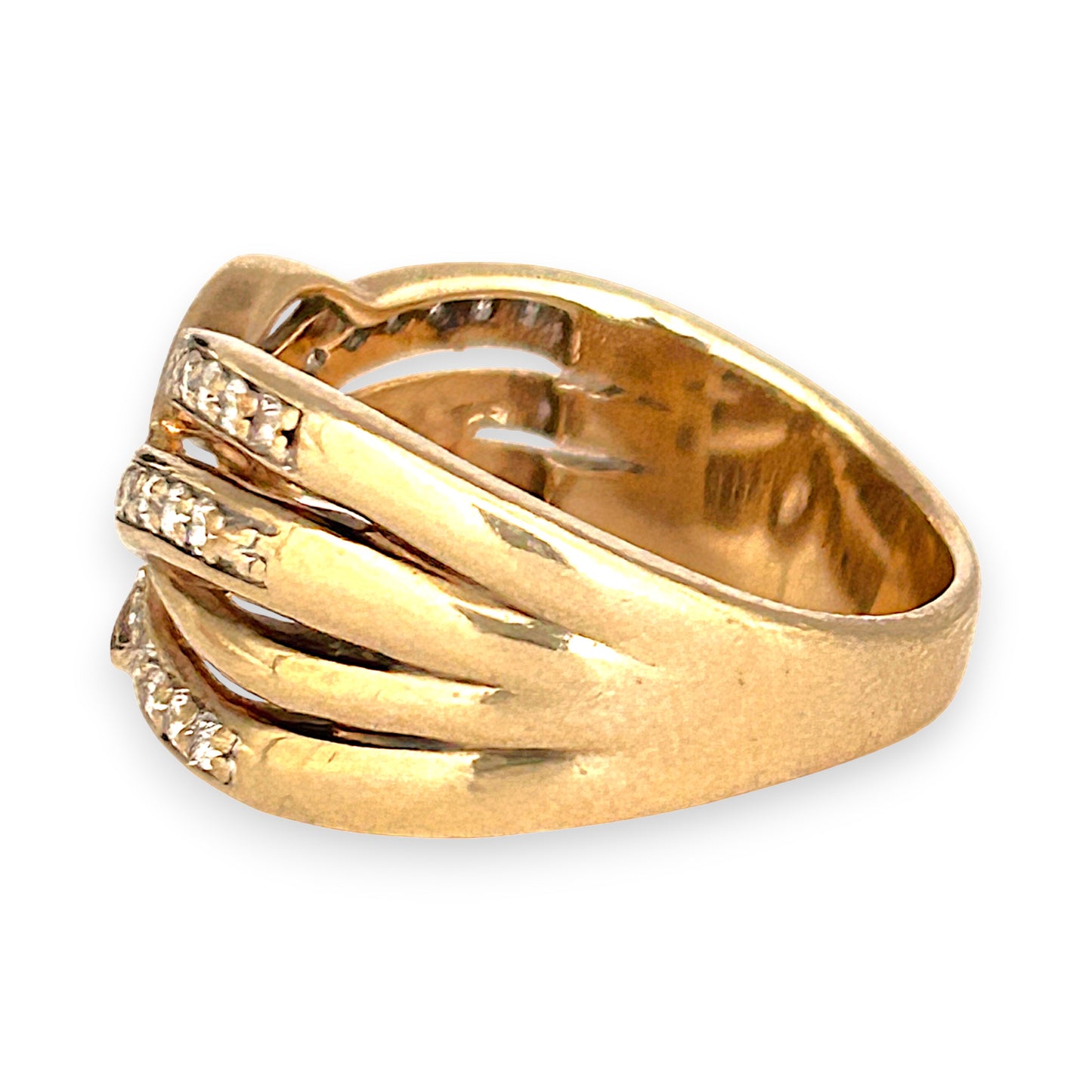 GOLD DEAL | FLASH SALE 9ct (9K) Gold Enchanting Diamond 0.50ct Ring Valuation $2,800
