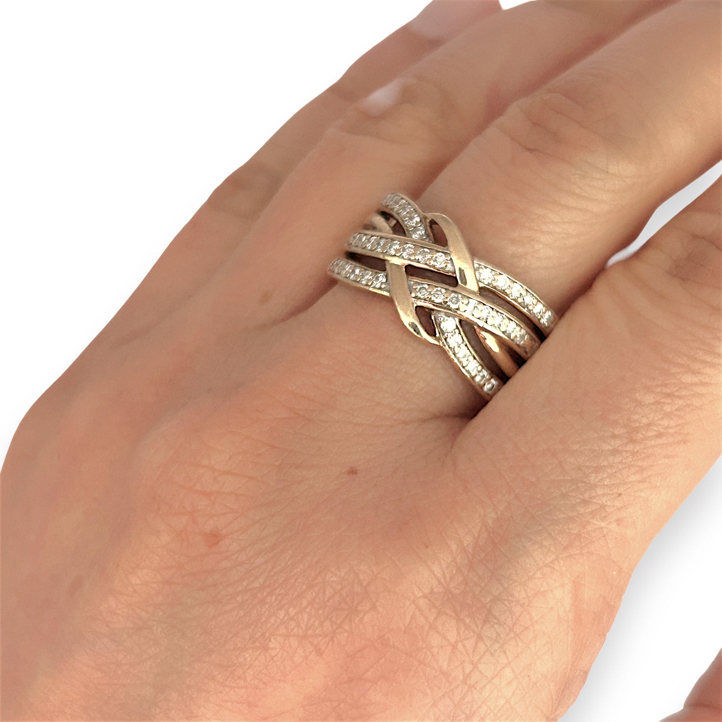 GOLD DEAL | FLASH SALE 9ct (9K) Gold Enchanting Diamond 0.50ct Ring Valuation $2,800