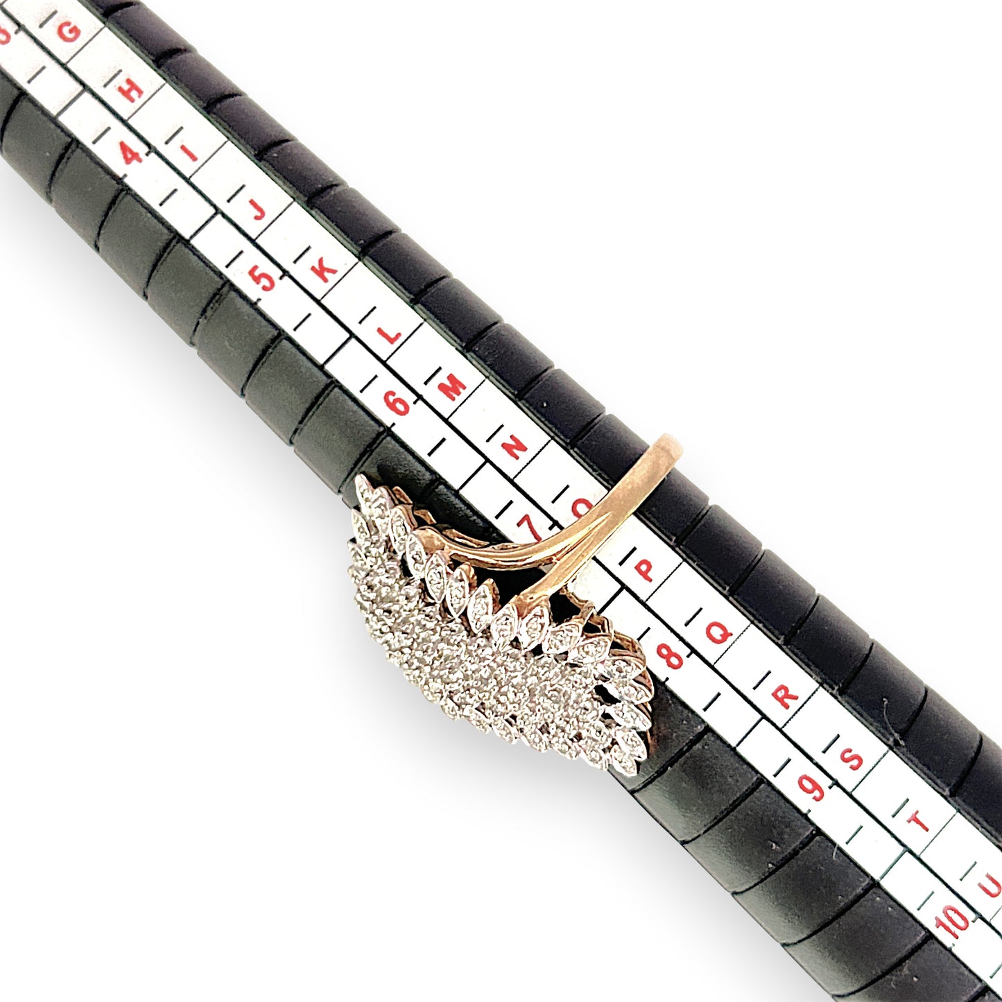 GOLD DEAL | FLASH SALE 9ct (9K) Gold Divine Diamond 0.25ct Cluster Ring Valuation $1,550
