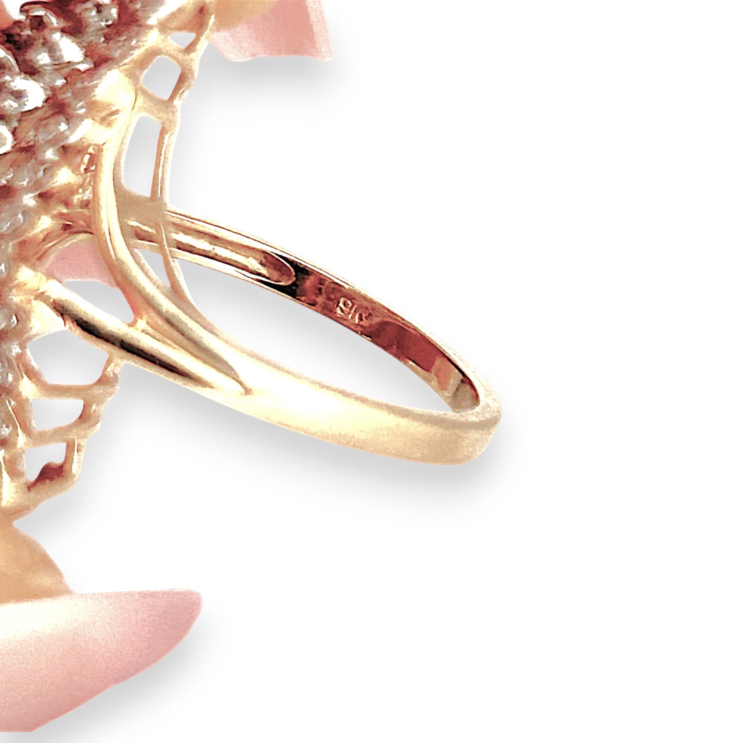 GOLD DEAL | FLASH SALE 9ct (9K) Gold Divine Diamond 0.25ct Cluster Ring Valuation $1,550