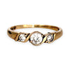 GOLD DEAL | 9ct (9K) Gold Trio Sparkle Ring