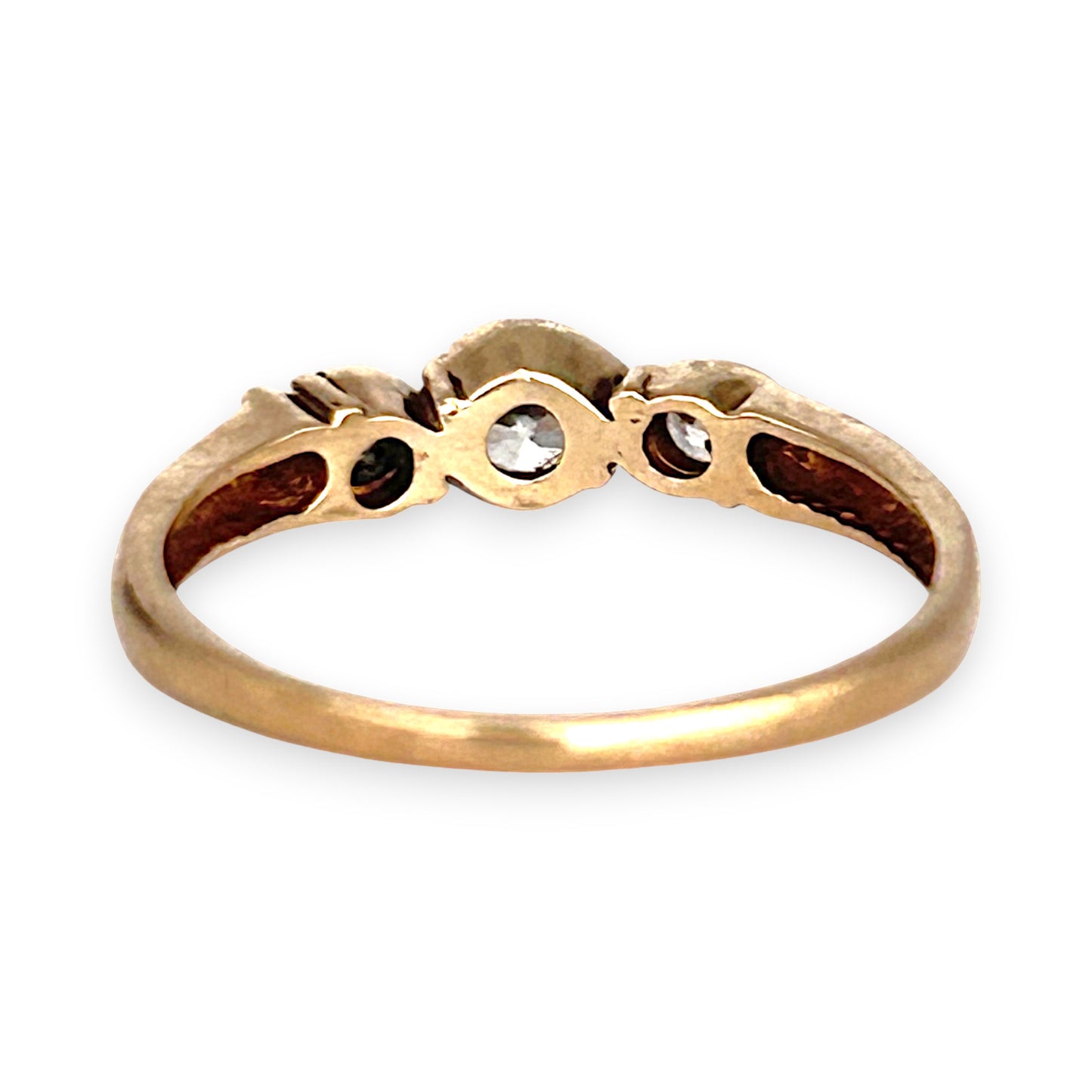GOLD DEAL | 9ct (9K) Gold Trio Sparkle Ring