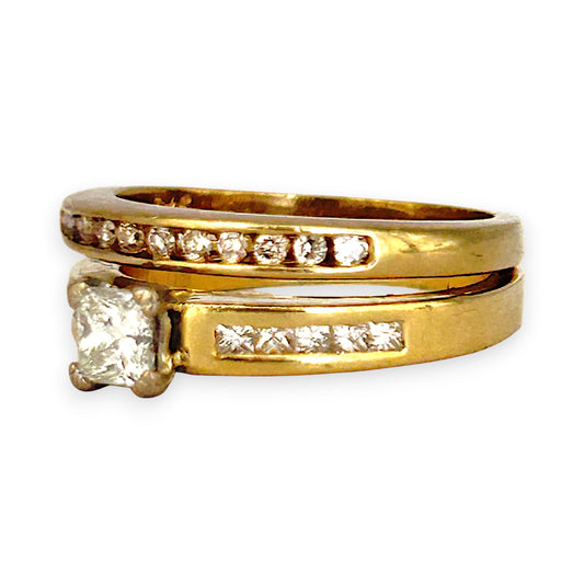 GOLD DEAL | 9ct (9K) Gold Solitaire Diamond 0.61ct Refurbished Ring Set Valuation $4,750