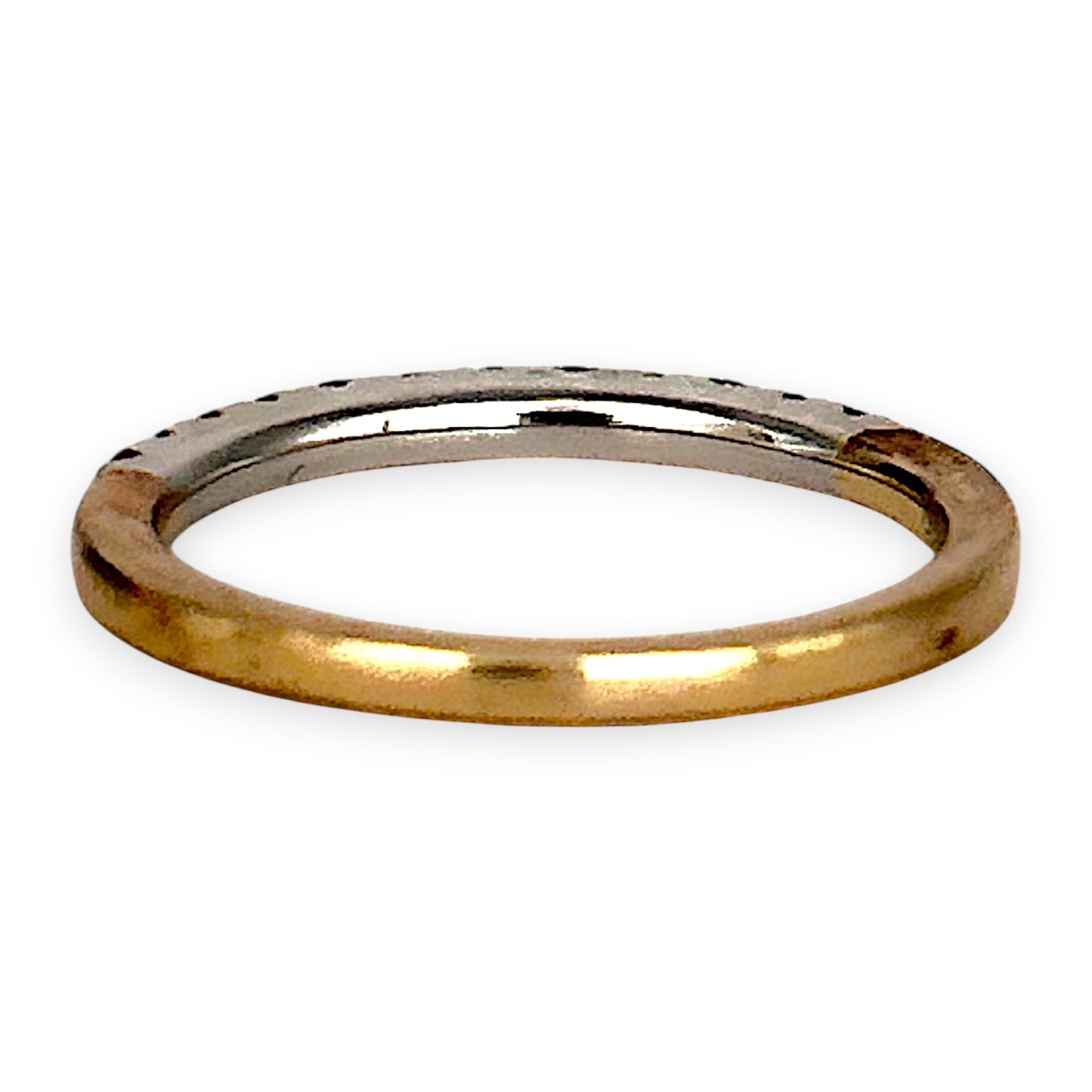 GOLD DEAL | 9ct (9K) Y/W Gold Harmony Glow Ring with Diamonds Size L