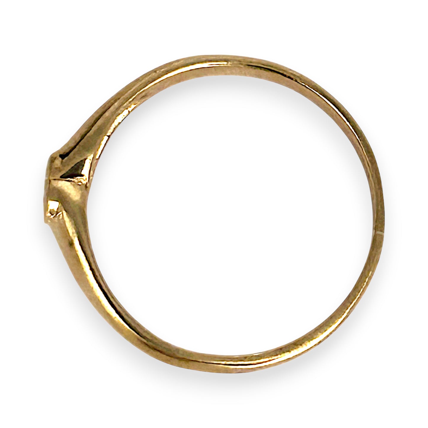 GOLD DEAL | 9ct (9K) Gold Heartlight Diamond Ring Size M 1/2
