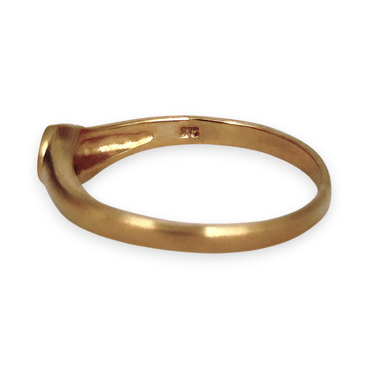 GOLD DEAL | 9ct (9K) Gold Heartlight Diamond Ring Size M 1/2