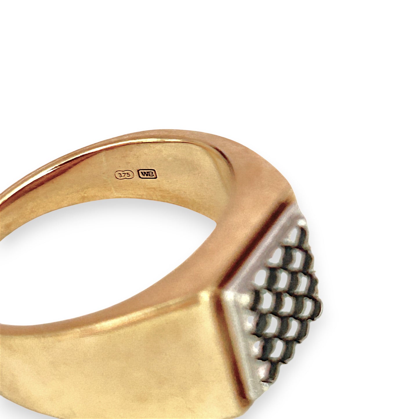 GOLD DEAL | FLASH SALE 9ct (9K) Gold Black Stones Dress Ring Valuation $2,850