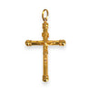 GOLD DEAL | 21K Gold Crucifix Rounded Cross Pendant