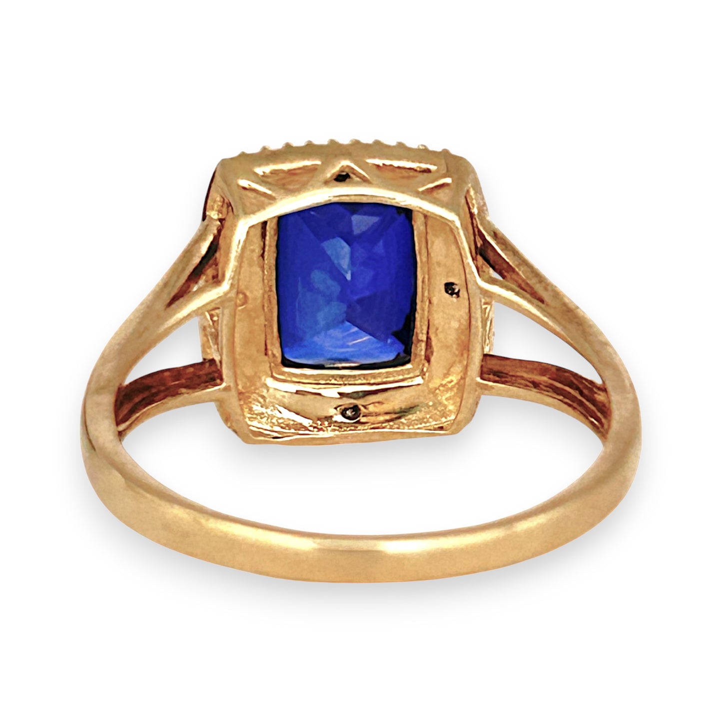 GOLD DEAL | FLASH SALE 9ct (9K) Gold Pristine Sapphire & Diamond Ring Valuation $1,275