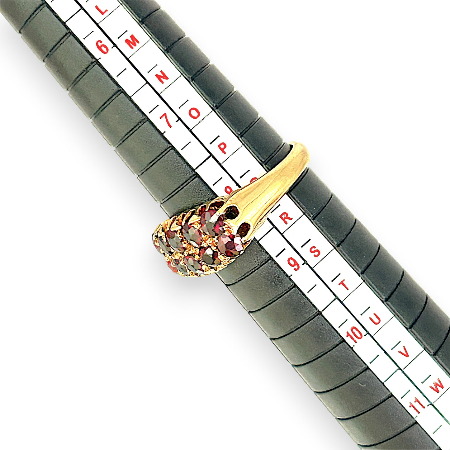 GOLD DEAL | 18ct Gold Vintage-Inspired Classic & Regal Garnet Ring