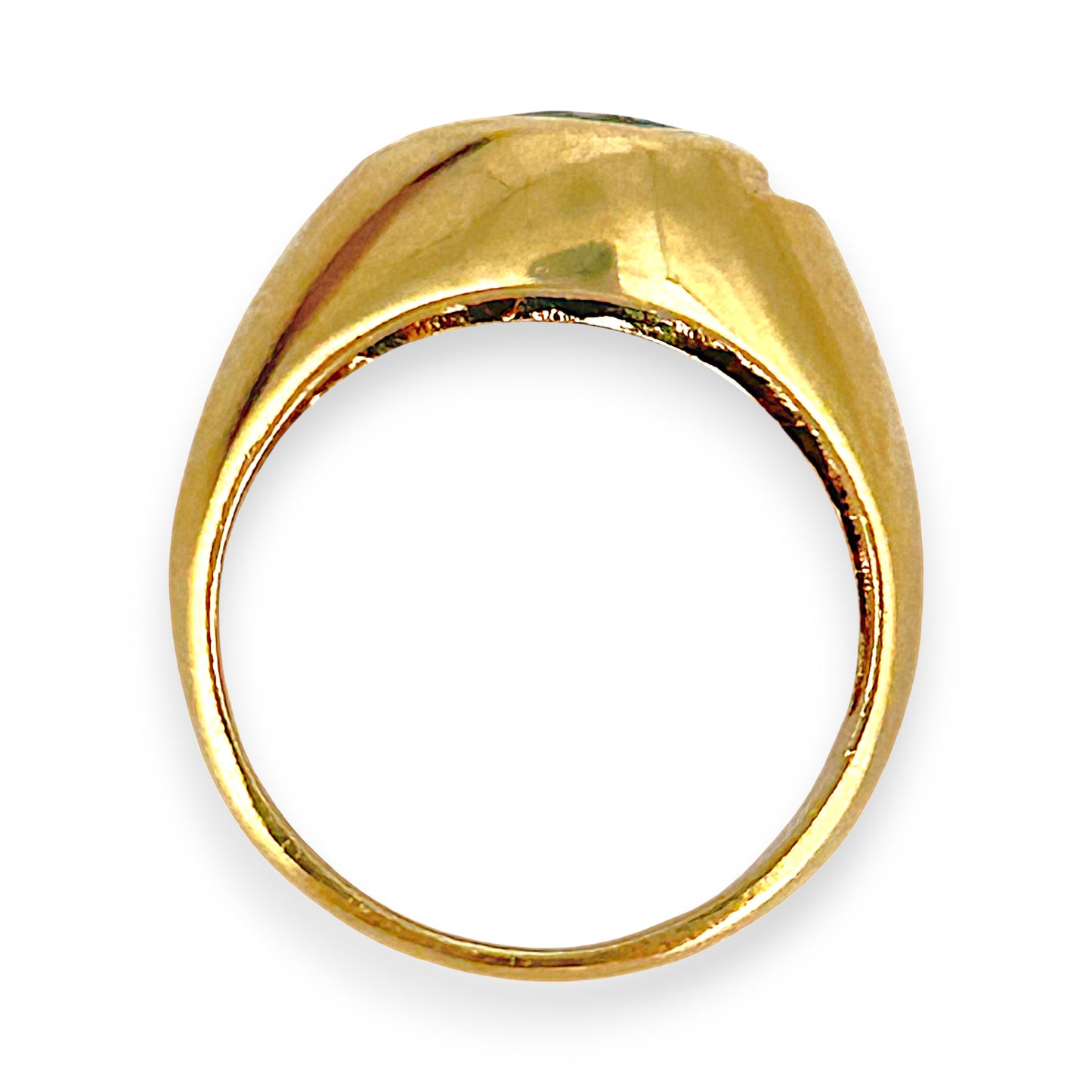 GOLD DEAL | 9ct (9K) Gold Pear-Cut Blue Topaz & Diamond Accent Ring Valuation $2,000