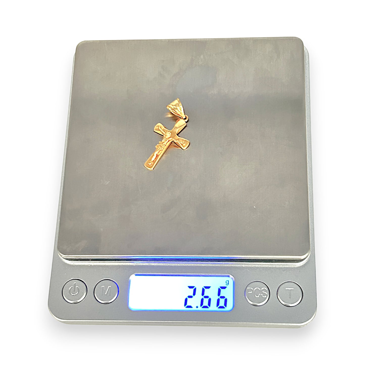 GOLD DEAL | 21K Gold Crucifix Round Cross Pendant