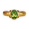 GOLD DEAL | 9ct Gold Peridot Ring – A Burst of Yellow-Green Radiance