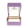 XMAS DEAL | 10kt Multilink Gold Bracelet 19cm Textured Elegance by Michael HIll