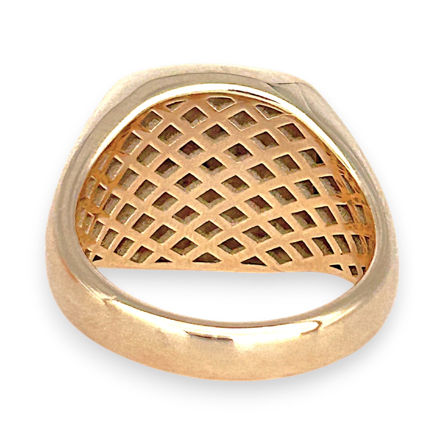 GOLD DEAL | 10ct (10K) Gold Soft Square Signet Ring by MIchael Hill