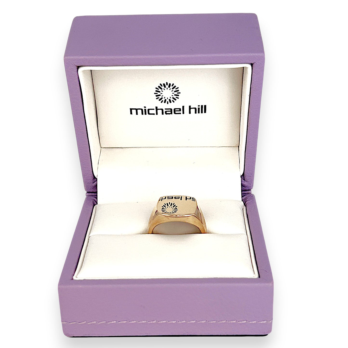 GOLD DEAL | 10ct (10K) Gold Soft Square Signet Ring by MIchael Hill