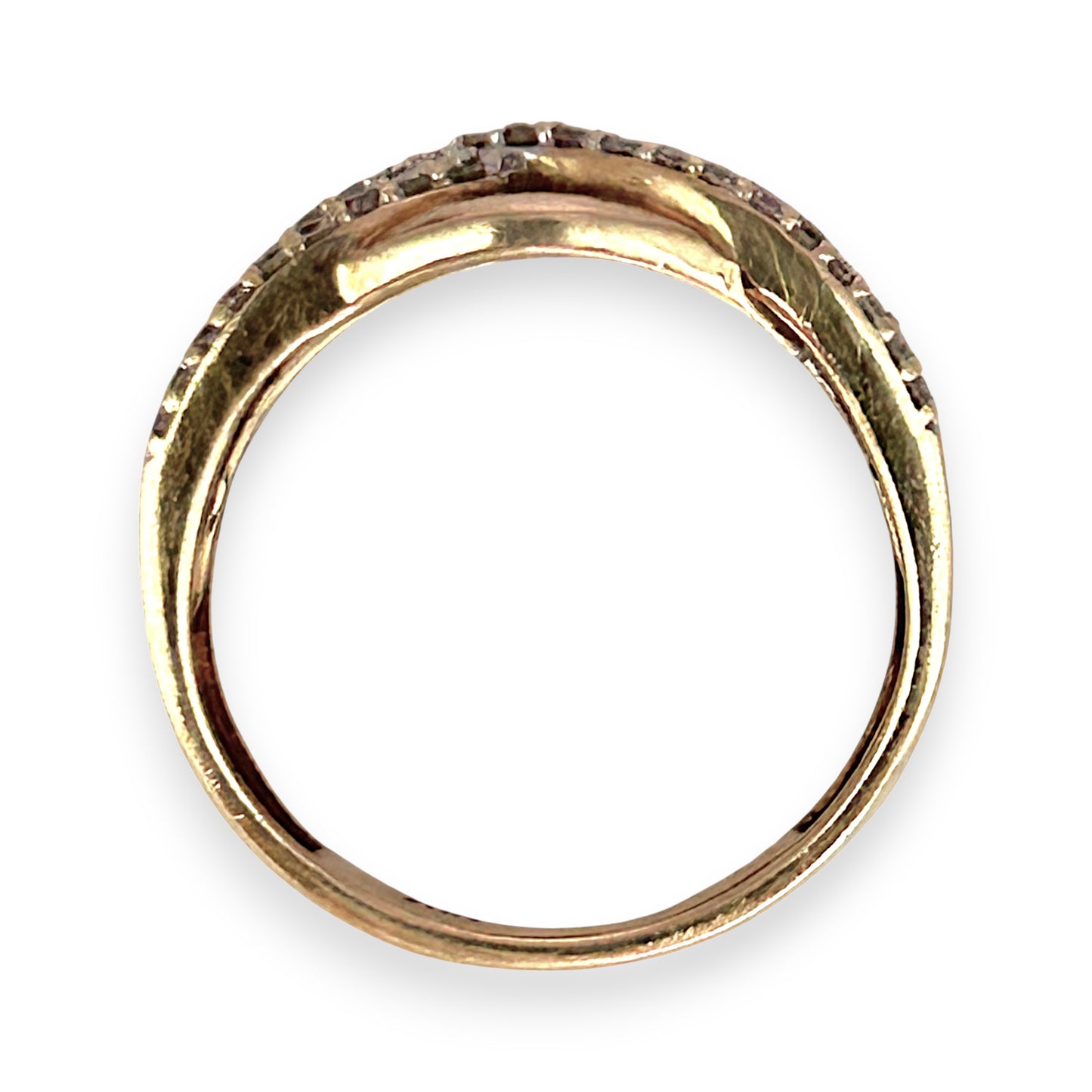 GOLD DEAL | Michael Hill 10ct (10K) Gold Sumptuous Diamond Dress Ring Valuation $1,390