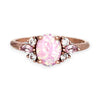 GOLD DEAL | 10ct (10K) Rose Gold Refurbished Opal Aurora Ring Size Q