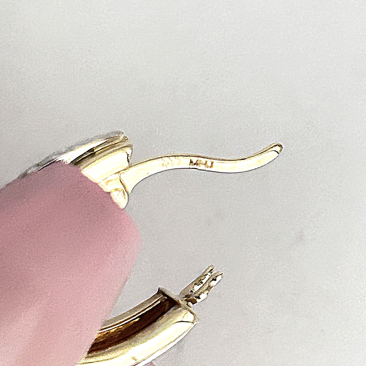 GOLD DEAL | 10ct (10K) Bicolour Gold Brilliant 15.9mm Hoop Earrings by Michael Hill