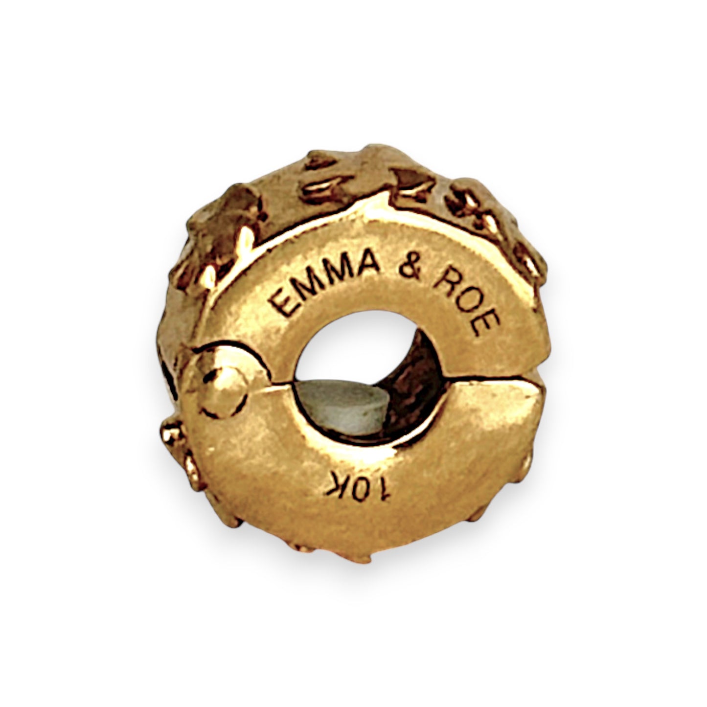 GOLD DEAL | 10ct (10K) Gold Emma & Rose Clip Charm - Flowers