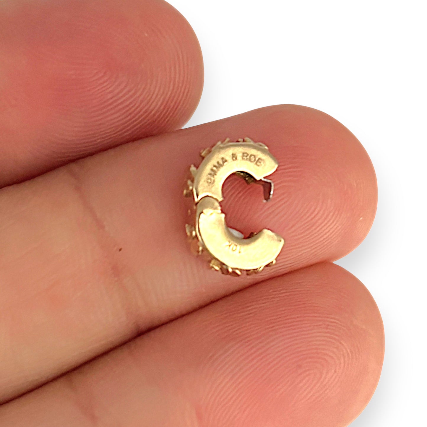 GOLD DEAL | 10ct (10K) Gold Emma & Rose Clip Charm - Flowers