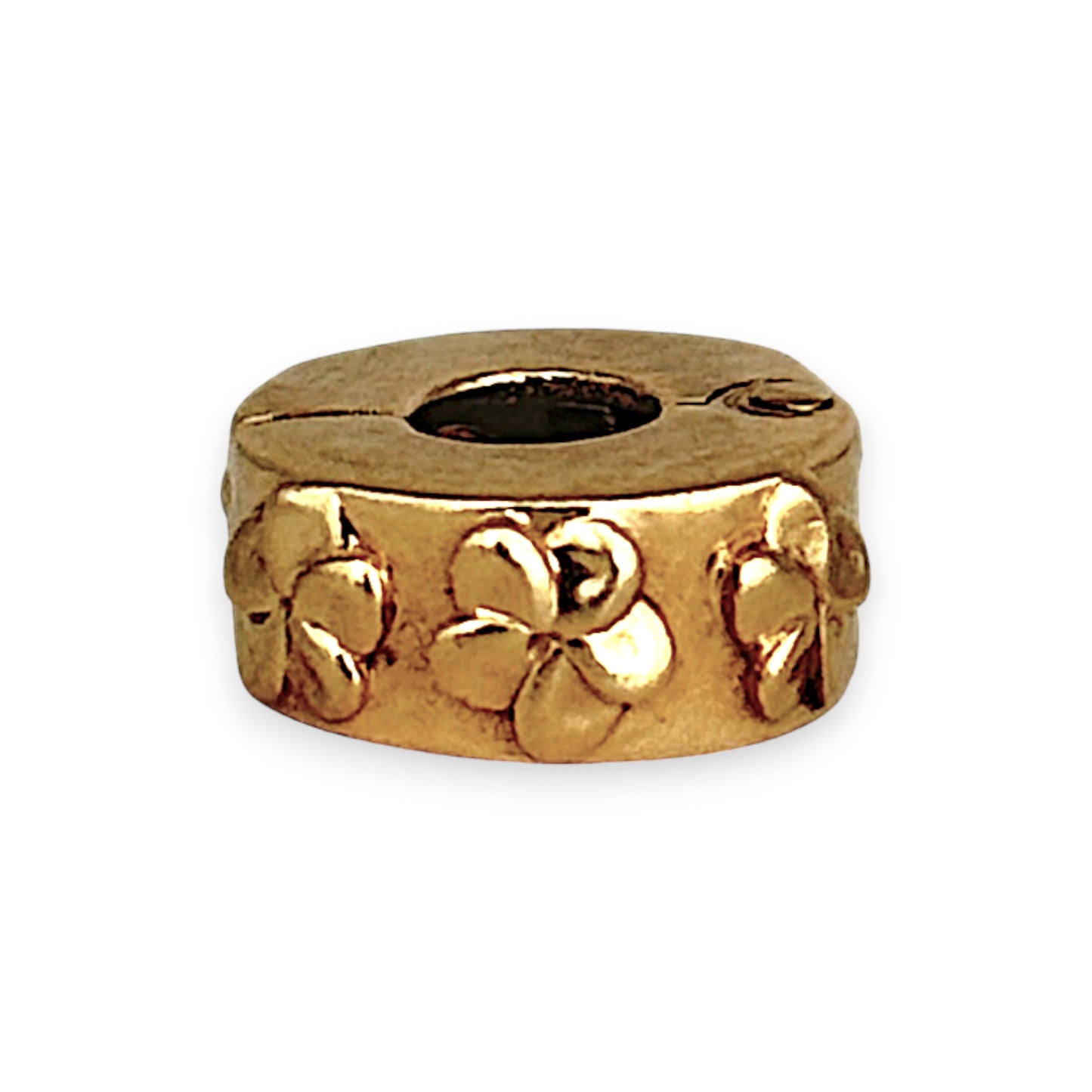 GOLD DEAL | 10ct (10K) Gold Emma & Rose Clip Charm - Flowers