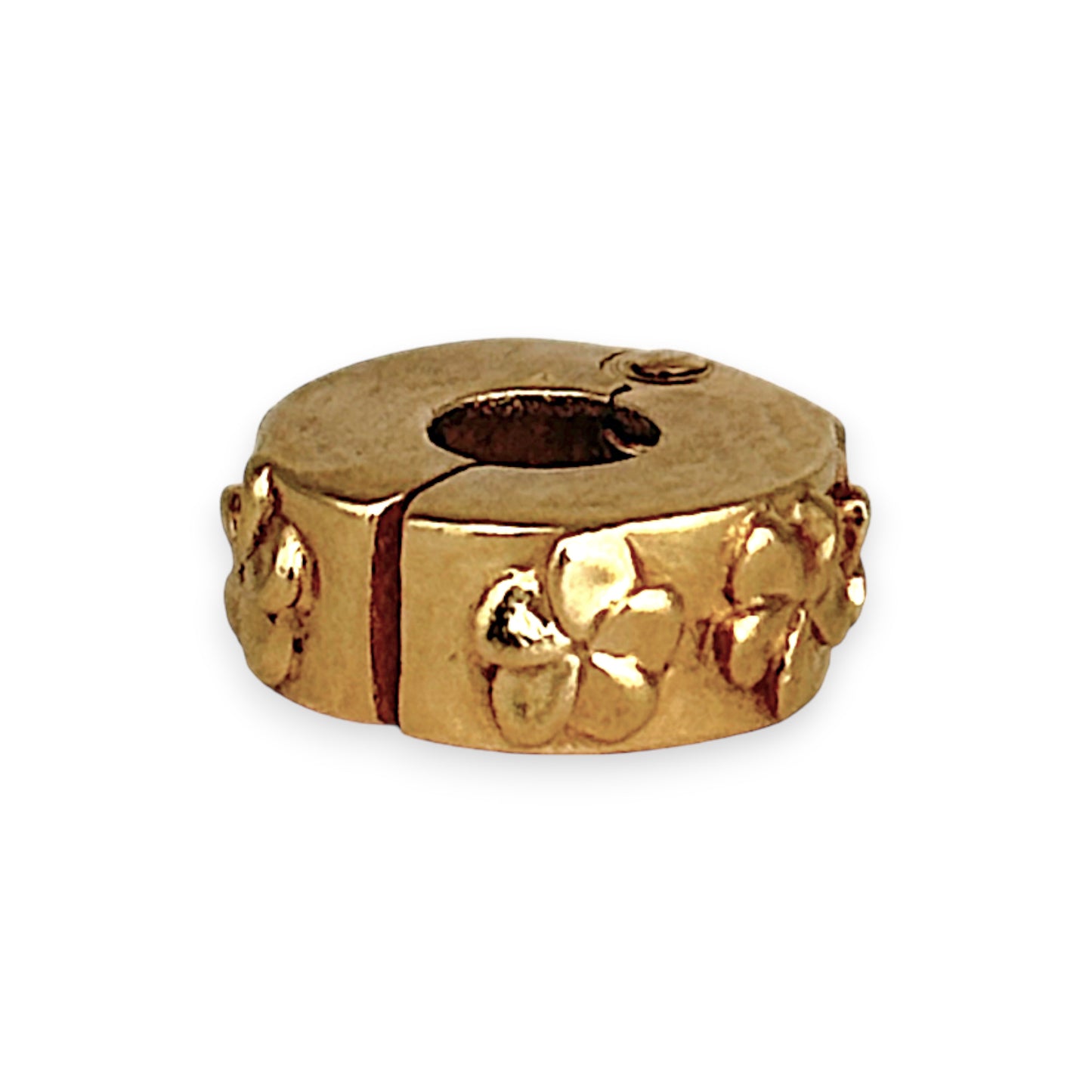 GOLD DEAL | 10ct (10K) Gold Emma & Rose Clip Charm - Flowers