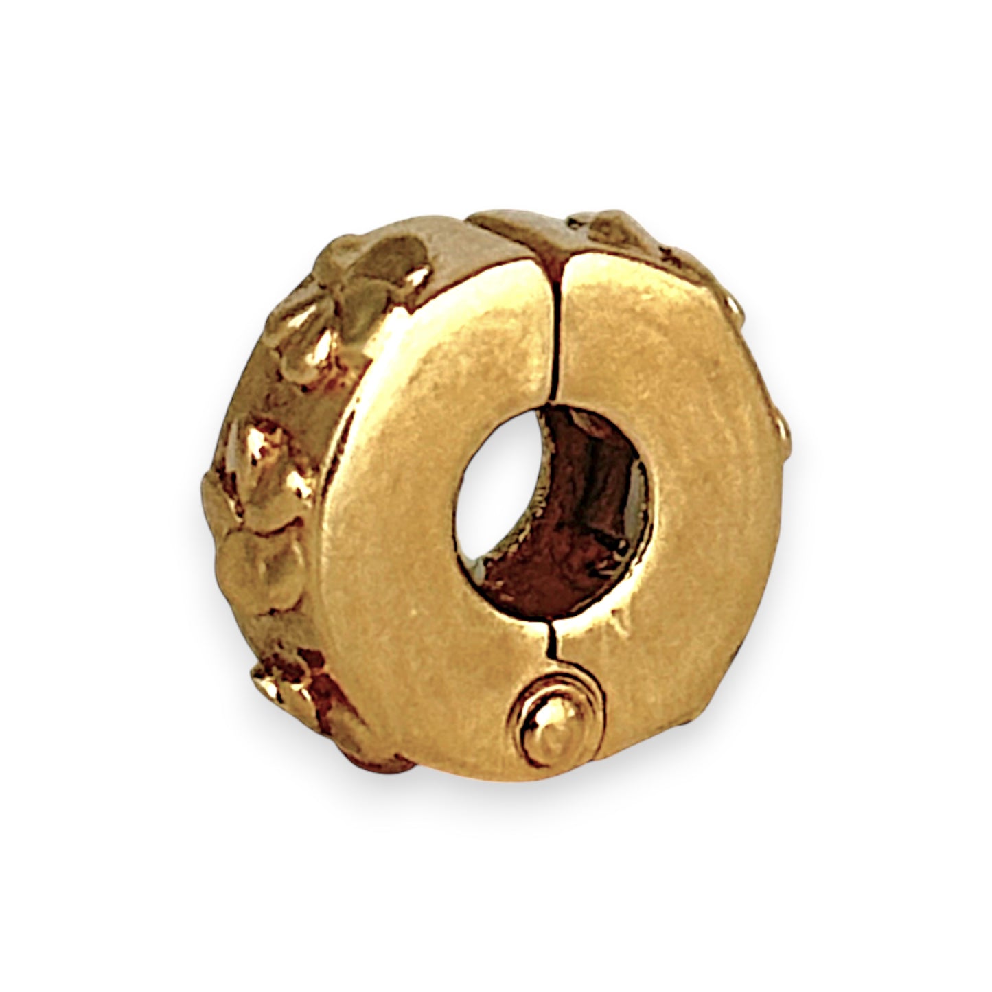 GOLD DEAL | 10ct (10K) Gold Emma & Rose Clip Charm - Flowers