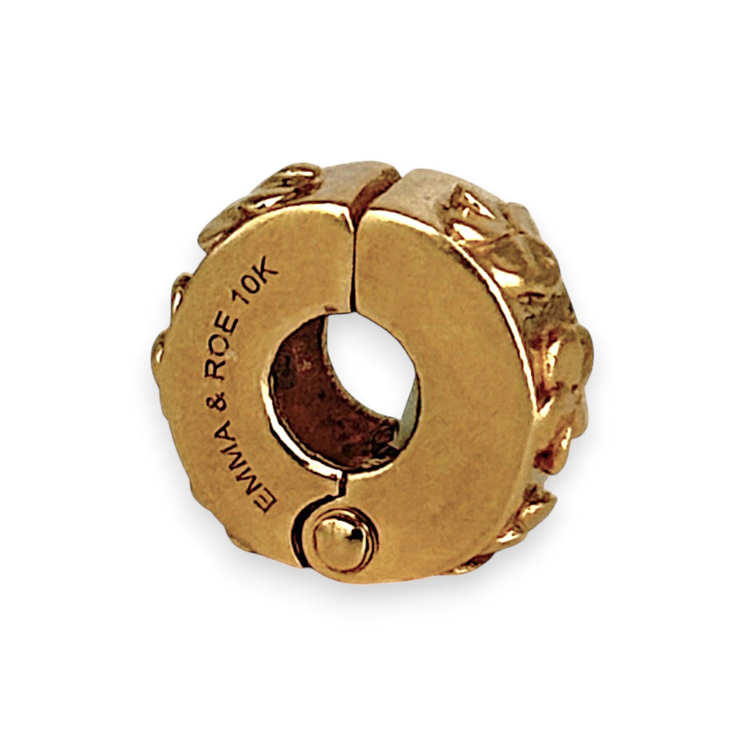 GOLD DEAL | 10ct (10K) Gold Emma & Rose Clip Charm - Flowers